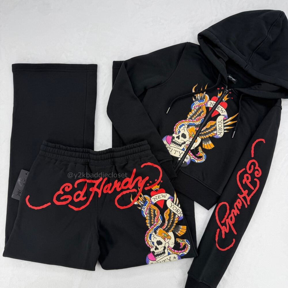 Ed Hardy Tracksuit (Size M)